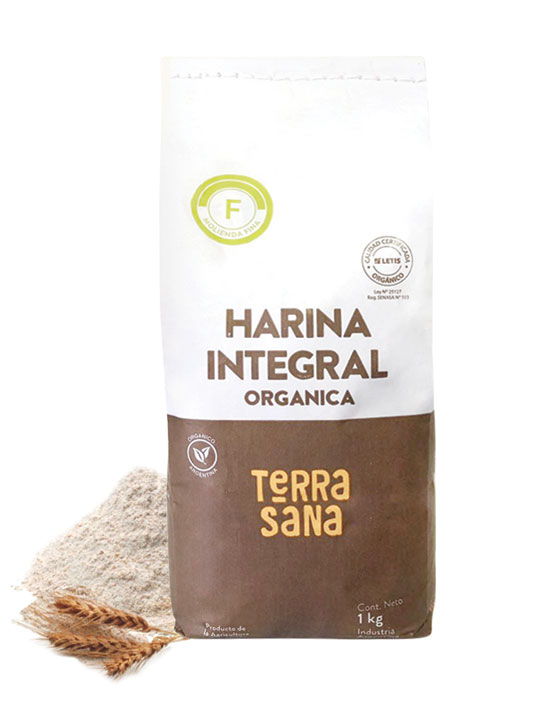 Harina integral orgánica