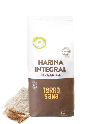 Harina integral orgánica