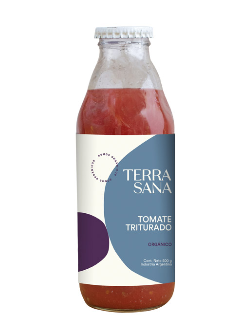 Tomate triturado orgánico